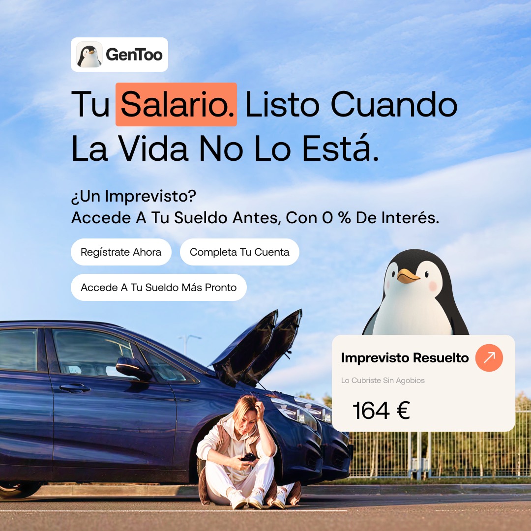 Anuncio de GenToo desde el ángulo del problema: el mes se acaba antes que la nómina
